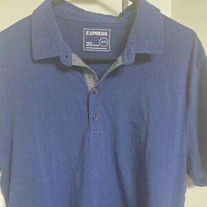 Express Men's Classic Royal Blue Polo